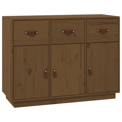 Credenza ambra 100x40x75 cm in Legno Massello di Pino
