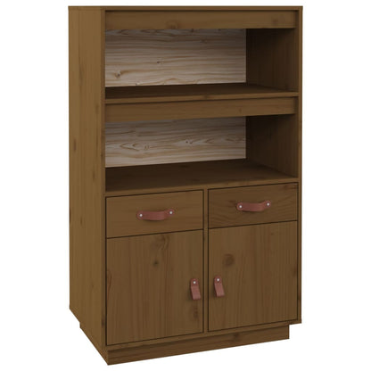 Credenza ambra 67x40x108,5 cm in Legno Massello di Pino