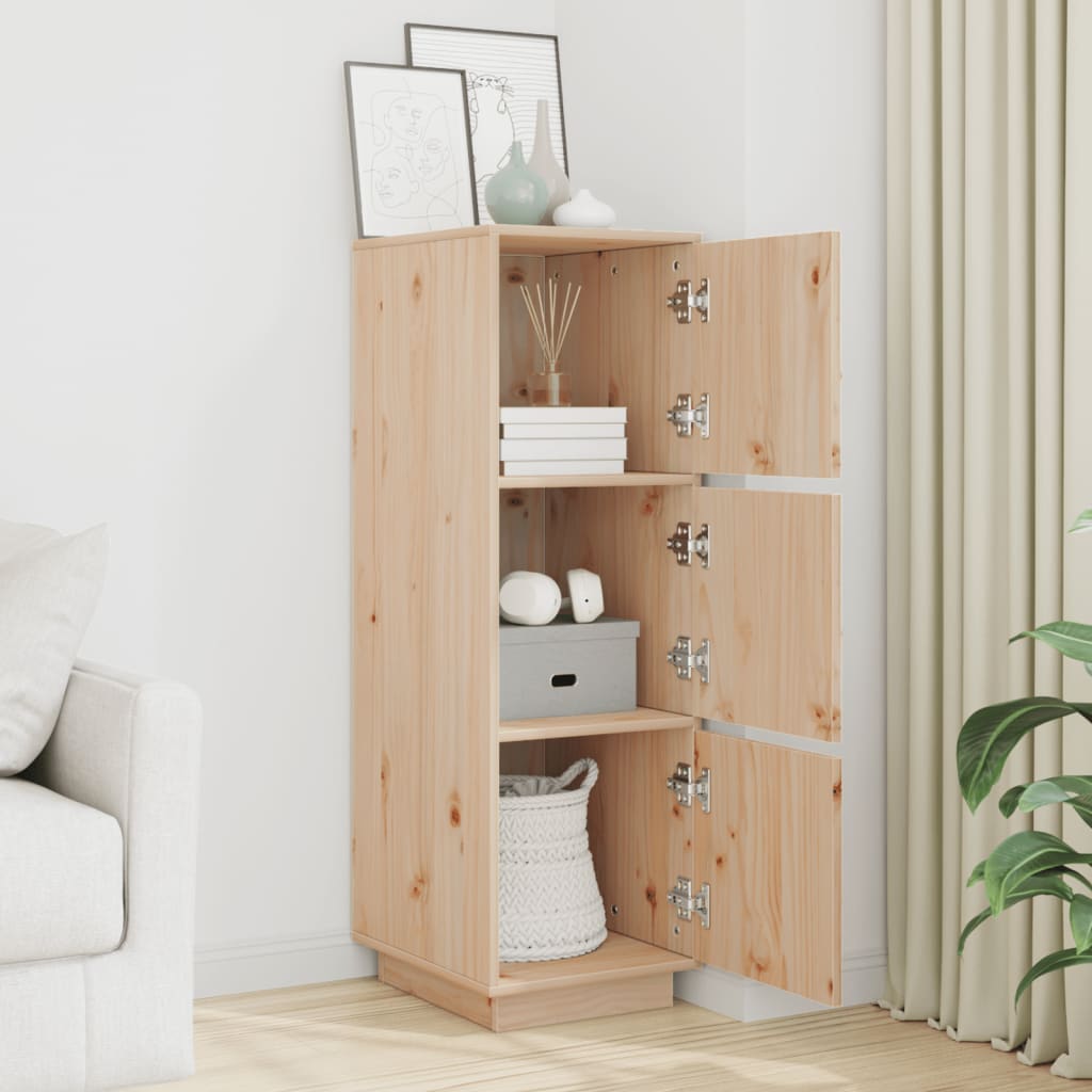 Credenza 34x40x108,5 cm in Legno Massello di Pino