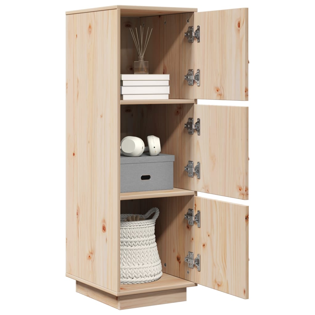 Credenza 34x40x108,5 cm in Legno Massello di Pino