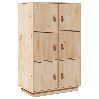 Credenza 67x40x108,5 cm in Legno Massello di Pino