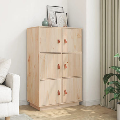 Credenza 67x40x108,5 cm in Legno Massello di Pino