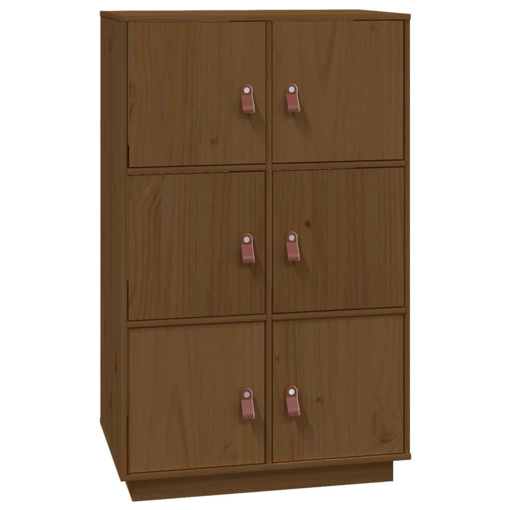 Credenza ambra 67x40x108,5 cm in Legno Massello di Pino