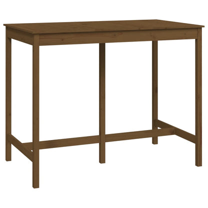 Tavolo da Bar Ambra 140x80x110 cm in Legno Massello di Pino