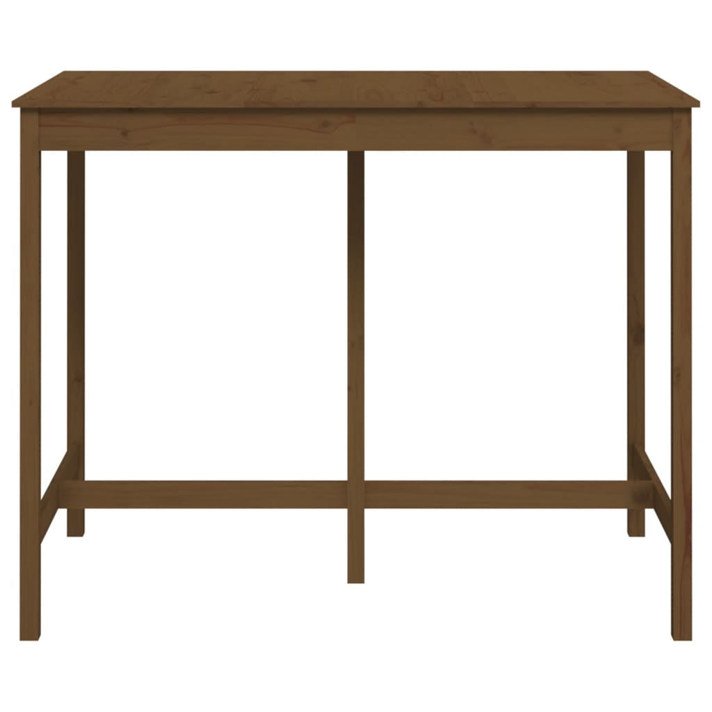 Tavolo da Bar Ambra 140x80x110 cm in Legno Massello di Pino