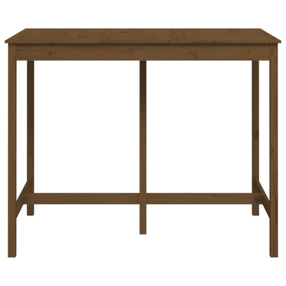 Tavolo da Bar Ambra 140x80x110 cm in Legno Massello di Pino
