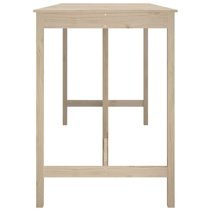Tavolo da Bar 180x80x110 cm in Legno Massello di Pino