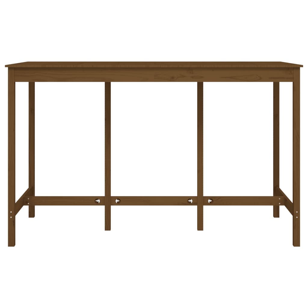 Tavolo da Bar Ambra 180x80x110 cm in Legno Massello di Pino