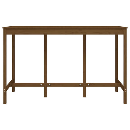 Tavolo da Bar Ambra 180x80x110 cm in Legno Massello di Pino