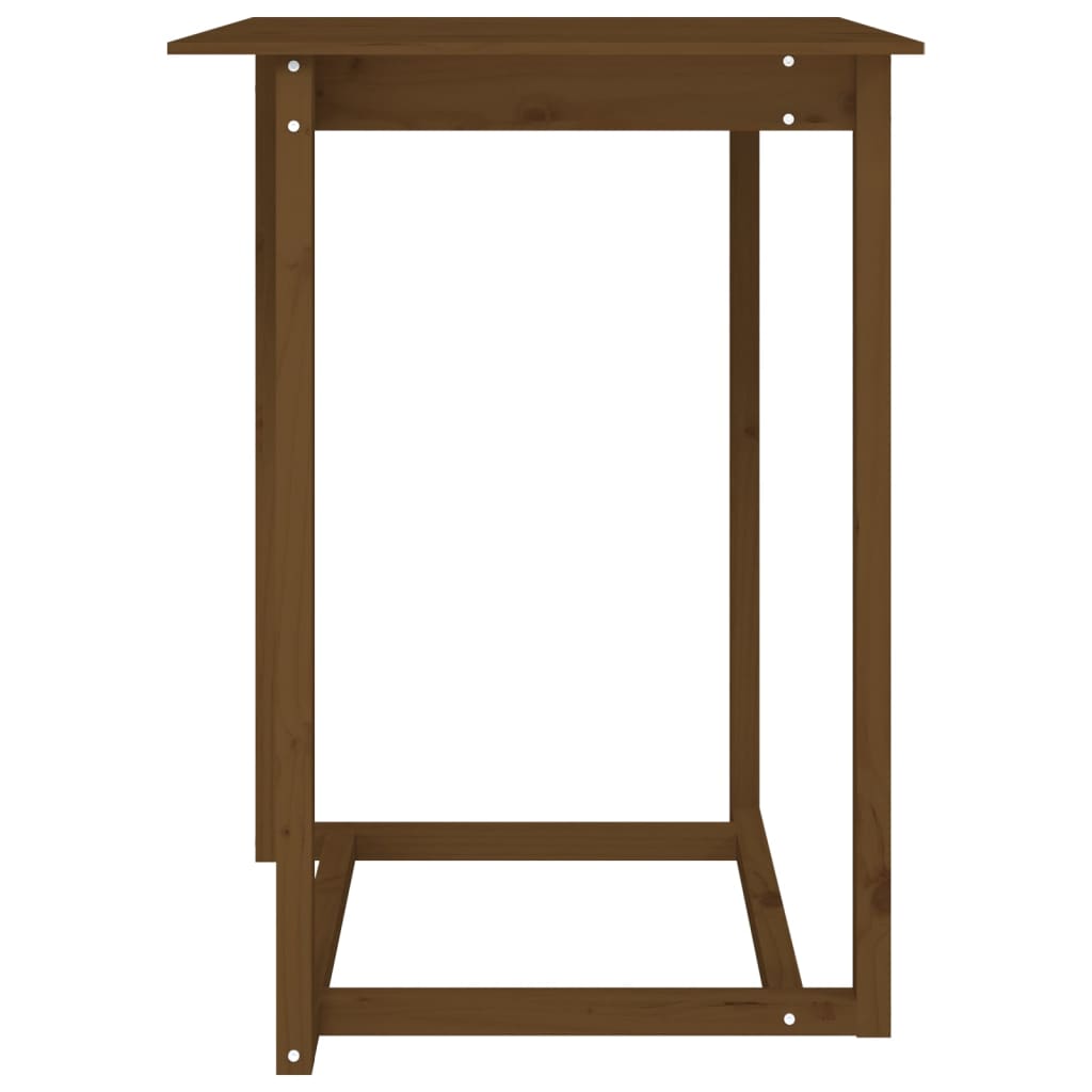 Tavolo da Bar Ambra 80x80x110 cm in Legno Massello di Pino