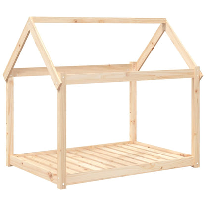 Cuccia per Cani 111x80x100 cm in Legno Massello di Pino