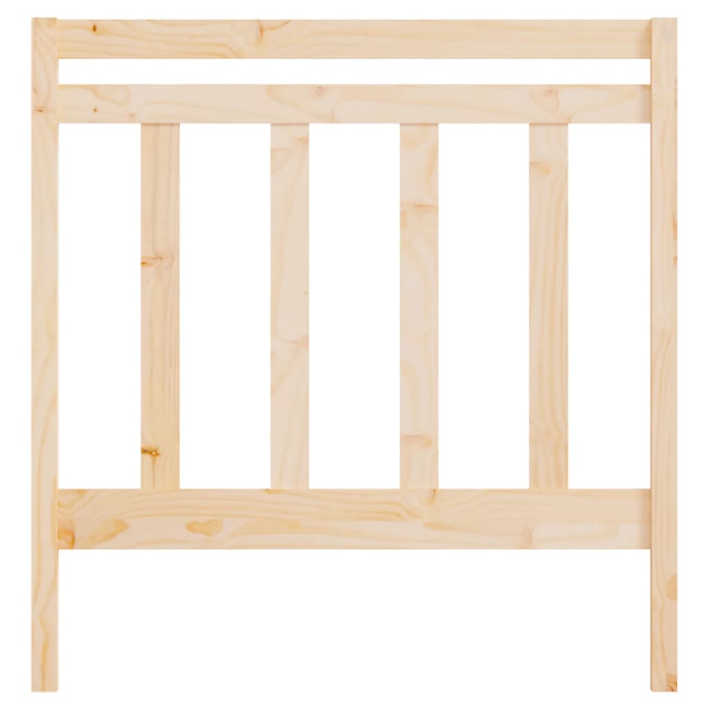 Testiera per Letto 95x4x100 cm in Legno Massello di Pino