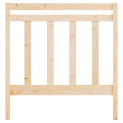 Testiera per Letto 95x4x100 cm in Legno Massello di Pino