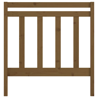 Testiera per Letto Ambra 95x4x100 cm in Legno Massello di Pino