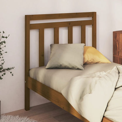 Testiera per Letto Ambra 95x4x100 cm in Legno Massello di Pino