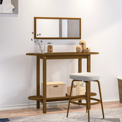 Tavolo Consolle Ambra 110x40x80 cm in Legno Massello di Pino