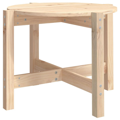 Tavolino da Salotto ÃƒËœ 62,5x45 cm in Legno Massello di Pino