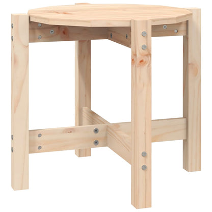 Tavolino da Salotto Ã˜ 52,5x45 cm in Legno Massello di Pino