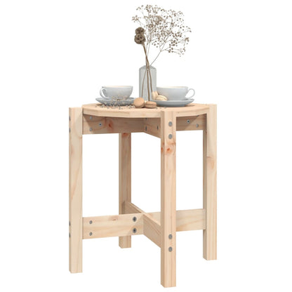 Tavolino da Salotto Ã˜ 42,5x45 cm in Legno Massello di Pino