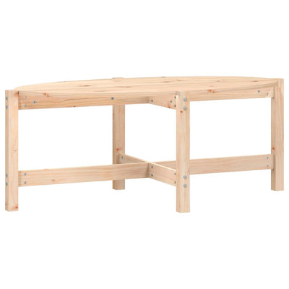 Tavolino da Salotto 118x63x45 cm in Legno Massello di Pino