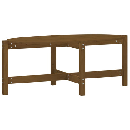 Tavolino da Salotto Ambra 118x63x45cm in Legno Massello di Pino