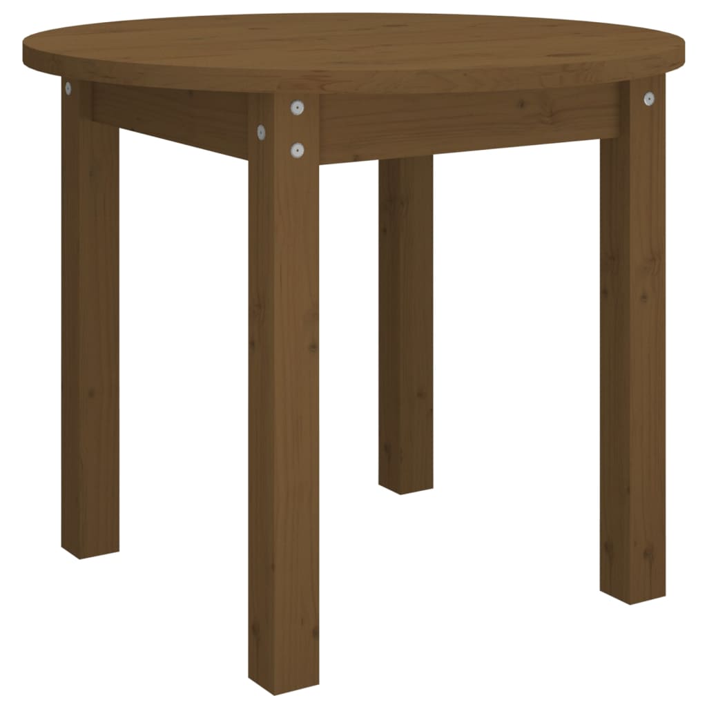 Tavolino da Salotto Ambra Ã˜ 55x45 cm in Legno Massello di Pino