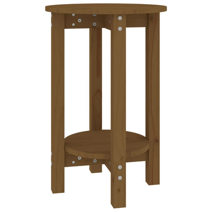 Tavolino da Salotto Ambra Ø 40x60 cm in Legno Massello di Pino