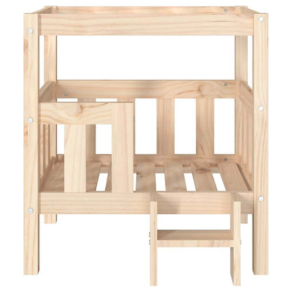 Cuccia per Cani 65,5x50,5x70 cm in Legno Massello di Pino