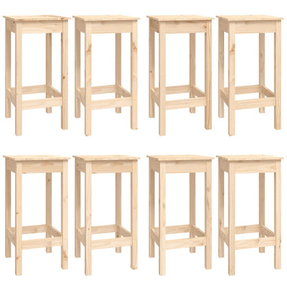Set da Bar 9 pz in Legno Massello di Pino