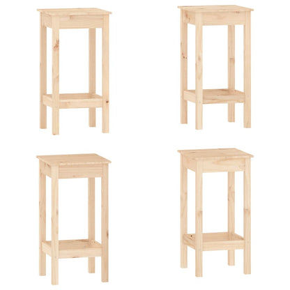 Set da Bar 5 pz in Legno Massello di Pino