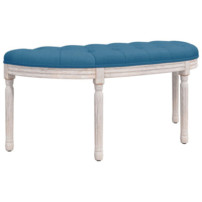 Panca Blu 110,5x45x49 cm in Velluto