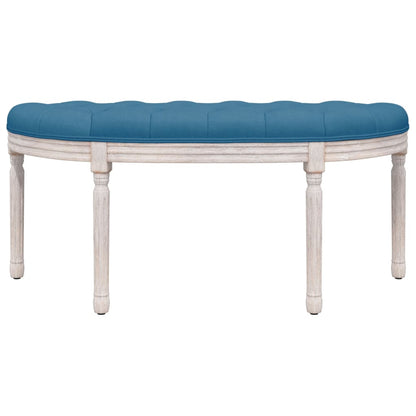 Panca Blu 110,5x45x49 cm in Velluto