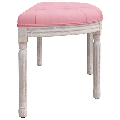 Panca Rosa 110,5x45x49 cm in Velluto