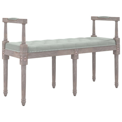 Panca Grigio Chiaro 110x40x70 cm in Velluto