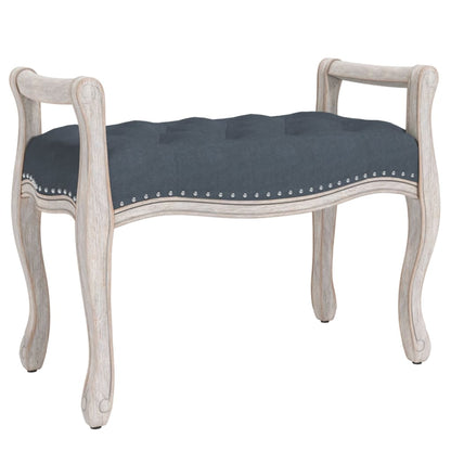 Panca Grigio Scuro 80x45x60 cm in Velluto