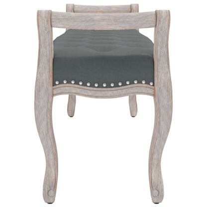Panca Grigio Scuro 110x45x60 cm in Tessuto