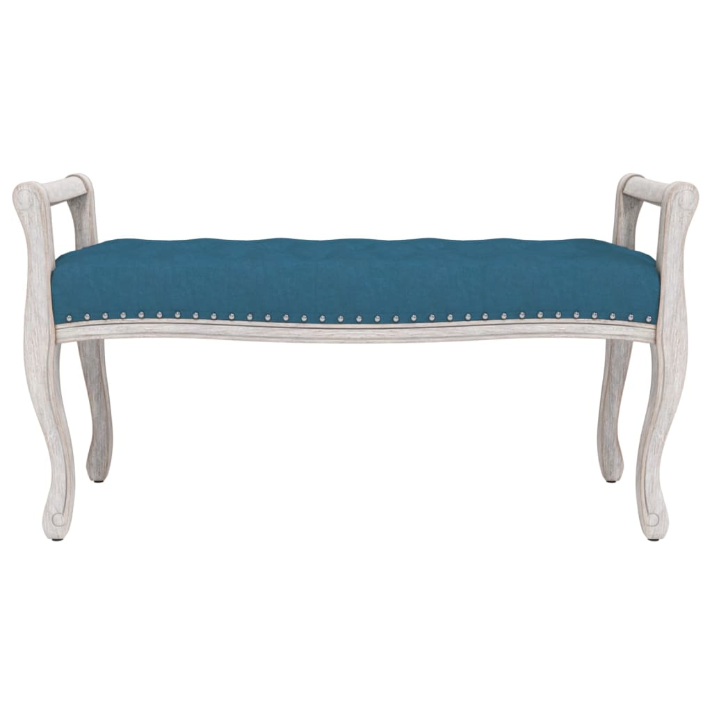 Panca Blu 110x45x60 cm in Velluto