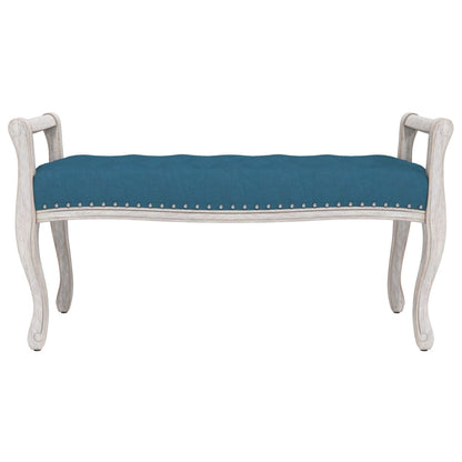 Panca Blu 110x45x60 cm in Velluto