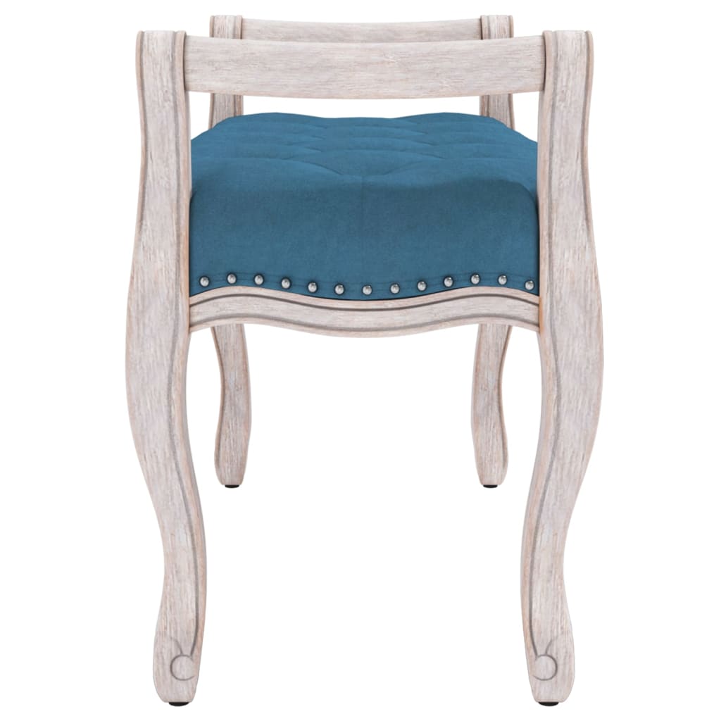 Panca Blu 110x45x60 cm in Velluto
