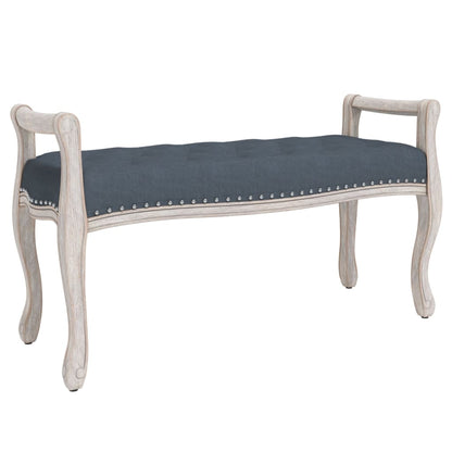 Panca Grigio Scuro 110x45x60 cm in Velluto