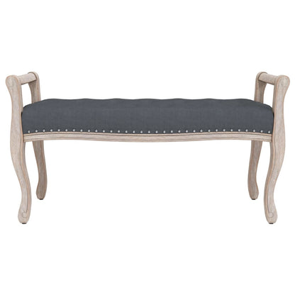 Panca Grigio Scuro 110x45x60 cm in Velluto