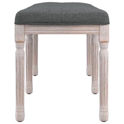 Panca Grigio Scuro 110x40x49 cm in Tessuto