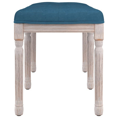 Panca Blu 110x40x49 cm in Velluto