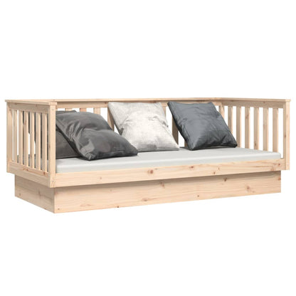 Dormeuse senza Materasso 100x200 cm in Legno Massello di Pino