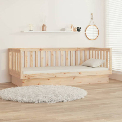Dormeuse senza Materasso 100x200 cm in Legno Massello di Pino