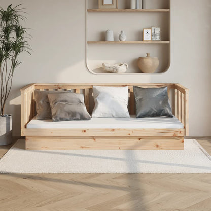 Dormeuse senza Materasso 100x200 cm in Legno Massello di Pino