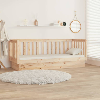 Dormeuse senza Materasso 75x190 cm in Legno Massello di Pino