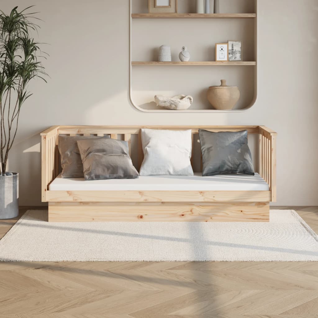 Dormeuse senza Materasso 75x190 cm in Legno Massello di Pino
