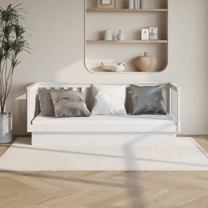 Dormeuse senza Materasso Bianco 75x190 cm in Legno di Pino