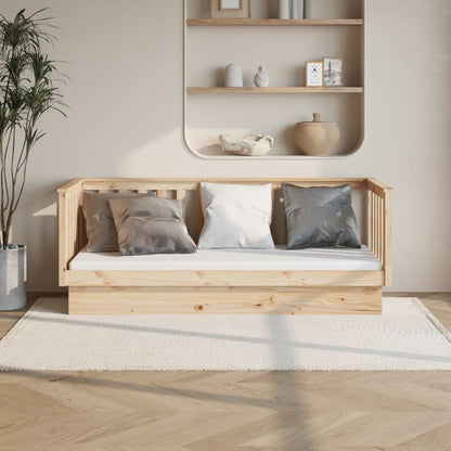 Dormeuse senza Materasso 90x190 cm in Legno Massello di Pino